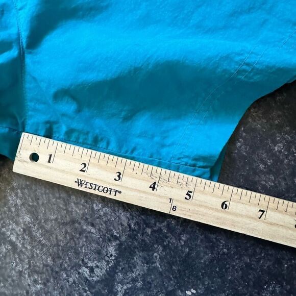 VTG 90s Nike Blue Lightweight Shorts Size XL W Drawstring 100% Nylon Small Logo - Picture 7 of 7